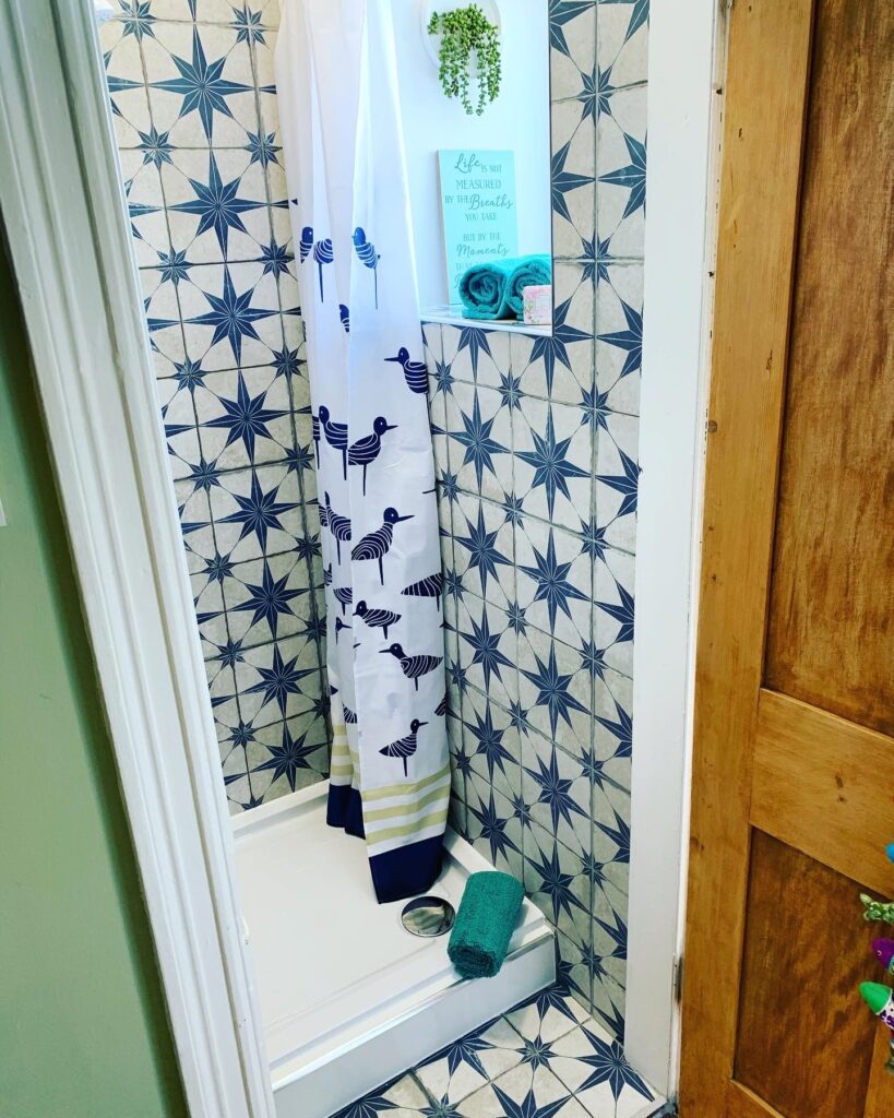blue star tiles showerroom